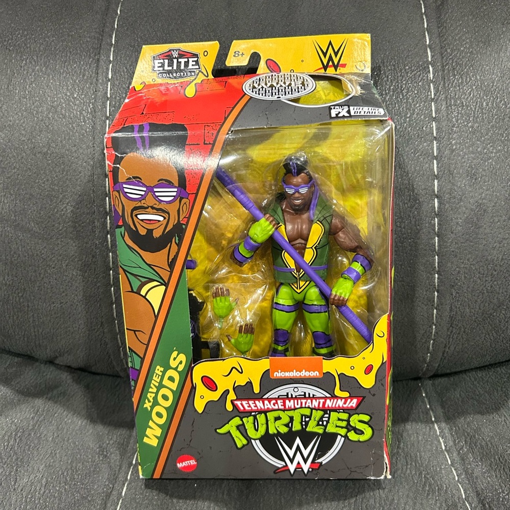 Xavier woods as Donnatello - WWE/TMNT crossover elite! Target exclusive!!